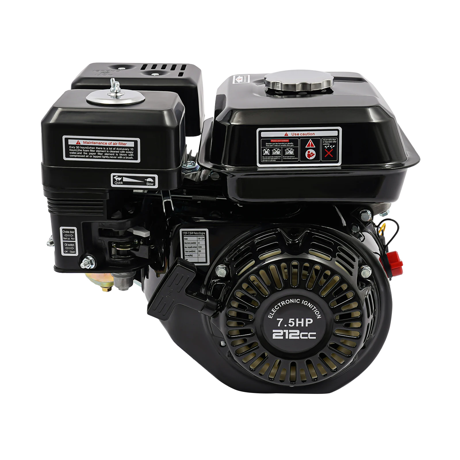 4.0kw 212cc Petrol Engine| OHV, Single Cylinder, 4-stroke Gasoline Engine| Water Pump Petrol Engine