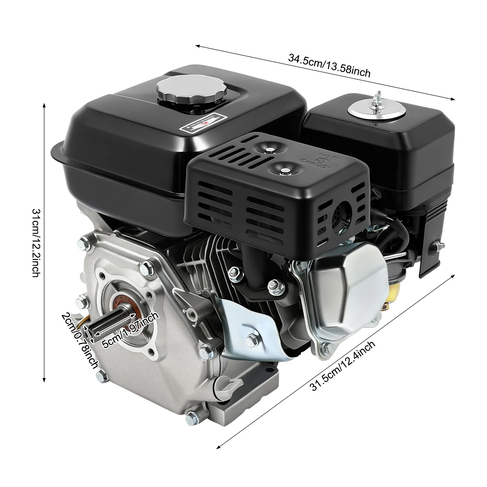 4.0kw 212cc Petrol Engine| OHV, Single Cylinder, 4-stroke Gasoline Engine| Water Pump Petrol Engine