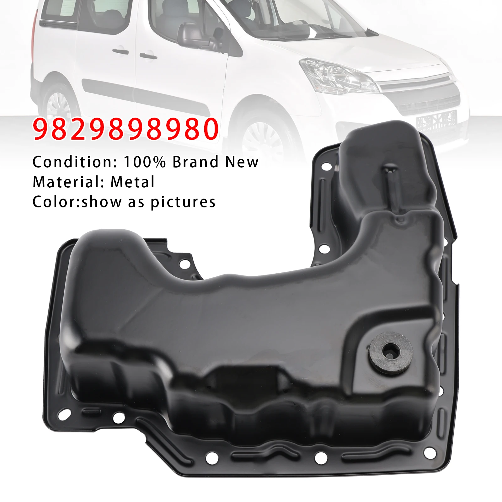 Artudatech Oil Pan 9829898980 For Peugeot 208 3008 308 508 5008 Berlingo C3 C4 2008 98 298 989 80
