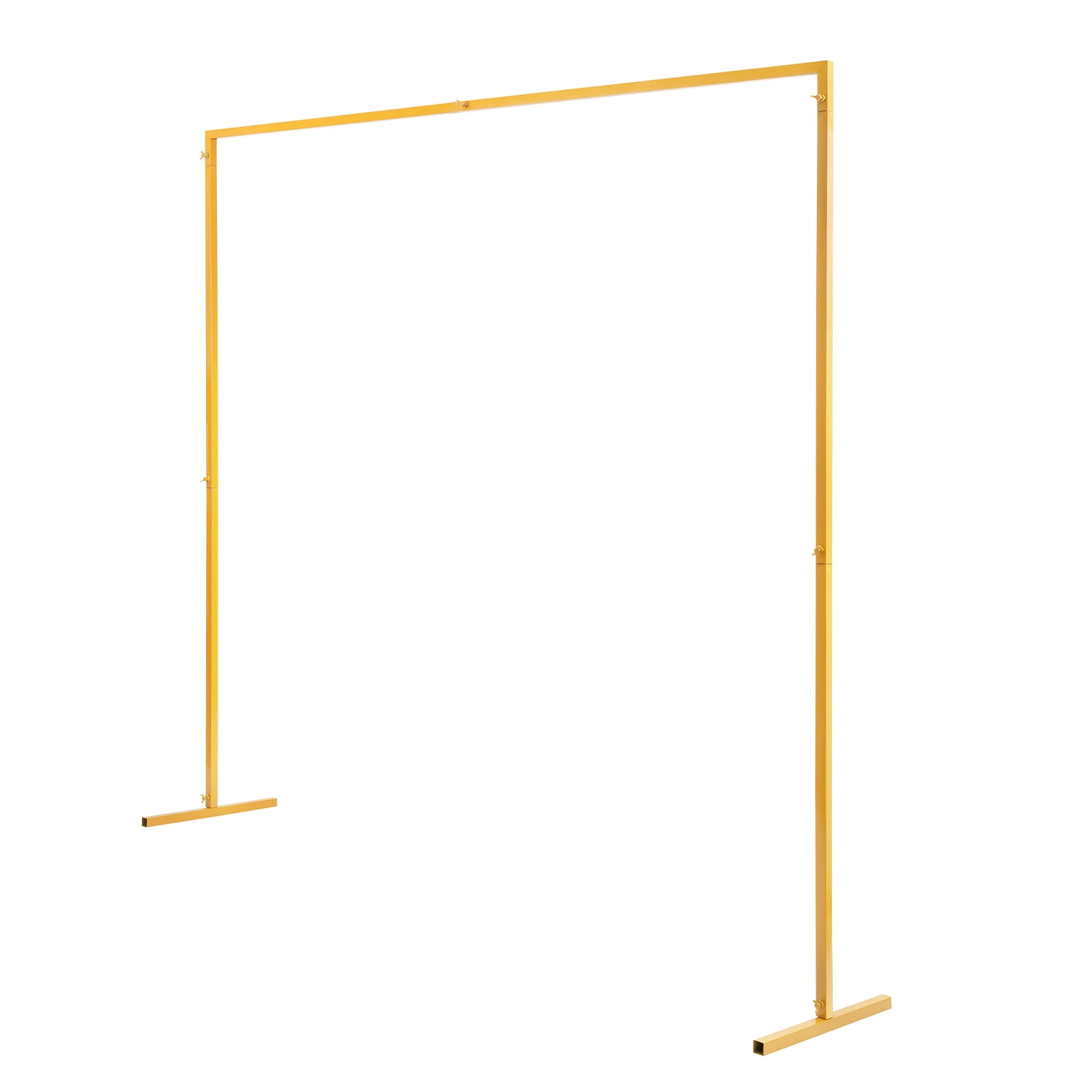 Wedding Arch Stand Square Metal Arbor Ceremony Decorations Garden Party Backdrop Frame Flower Balloon Support Adjustable Height