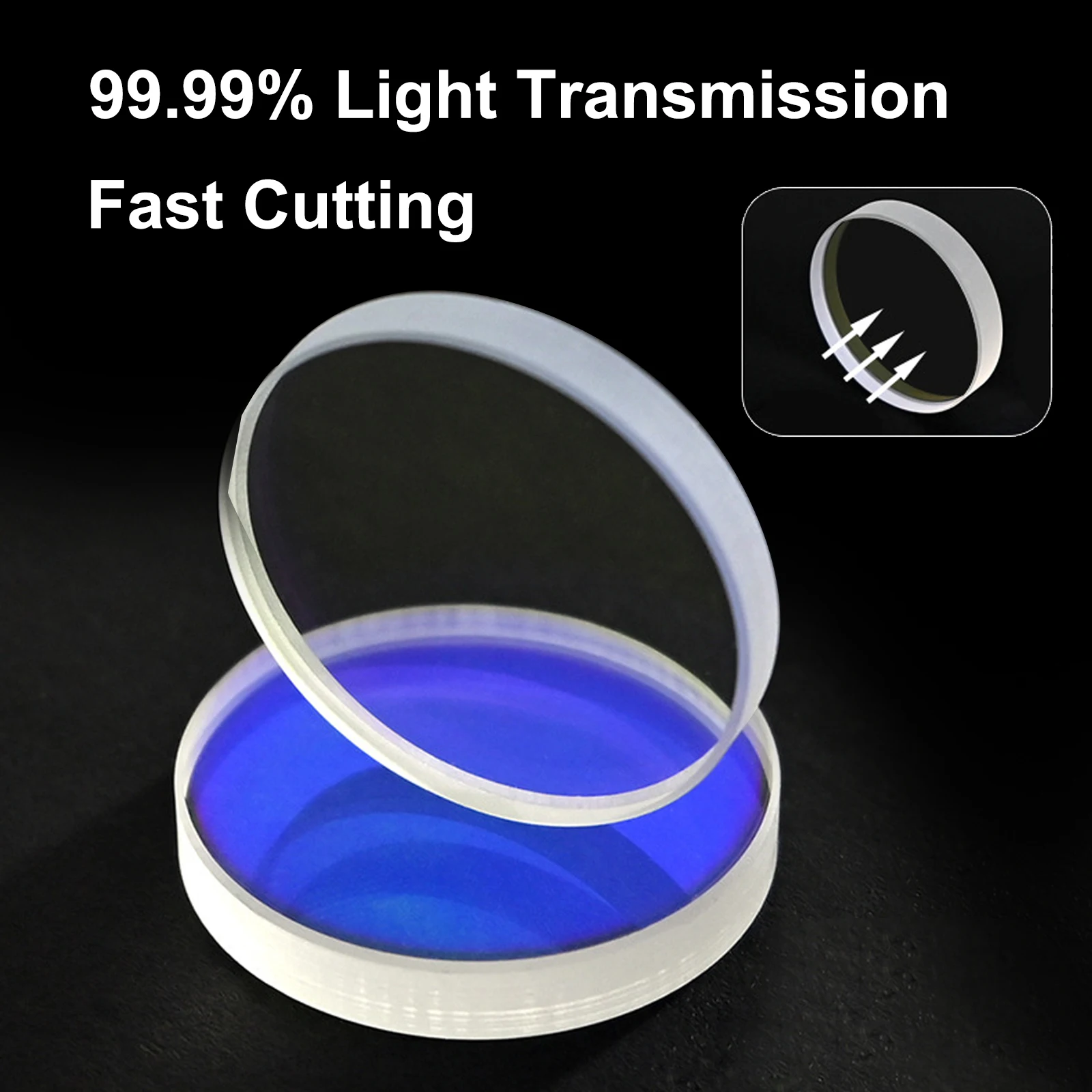 ACHI Laser Protective Lens Cutting Head Protection Window lens for Laser Welding Cleaning Cutting Machine D20*3 D18*2 D48*3