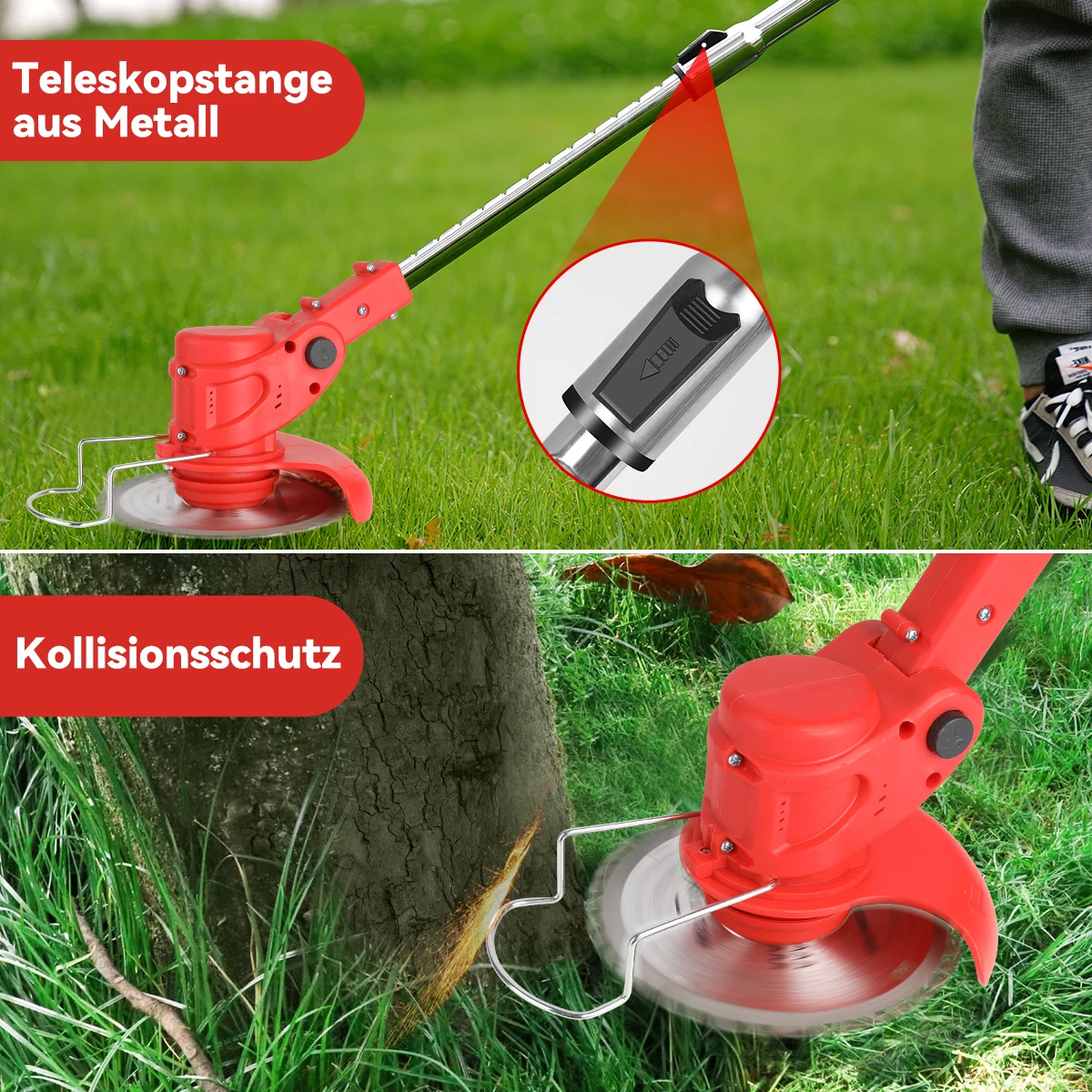 Electric Brushless Motor Cordless Cutter Household Weeder For Garden Lawn Trimming Pruning Tools
