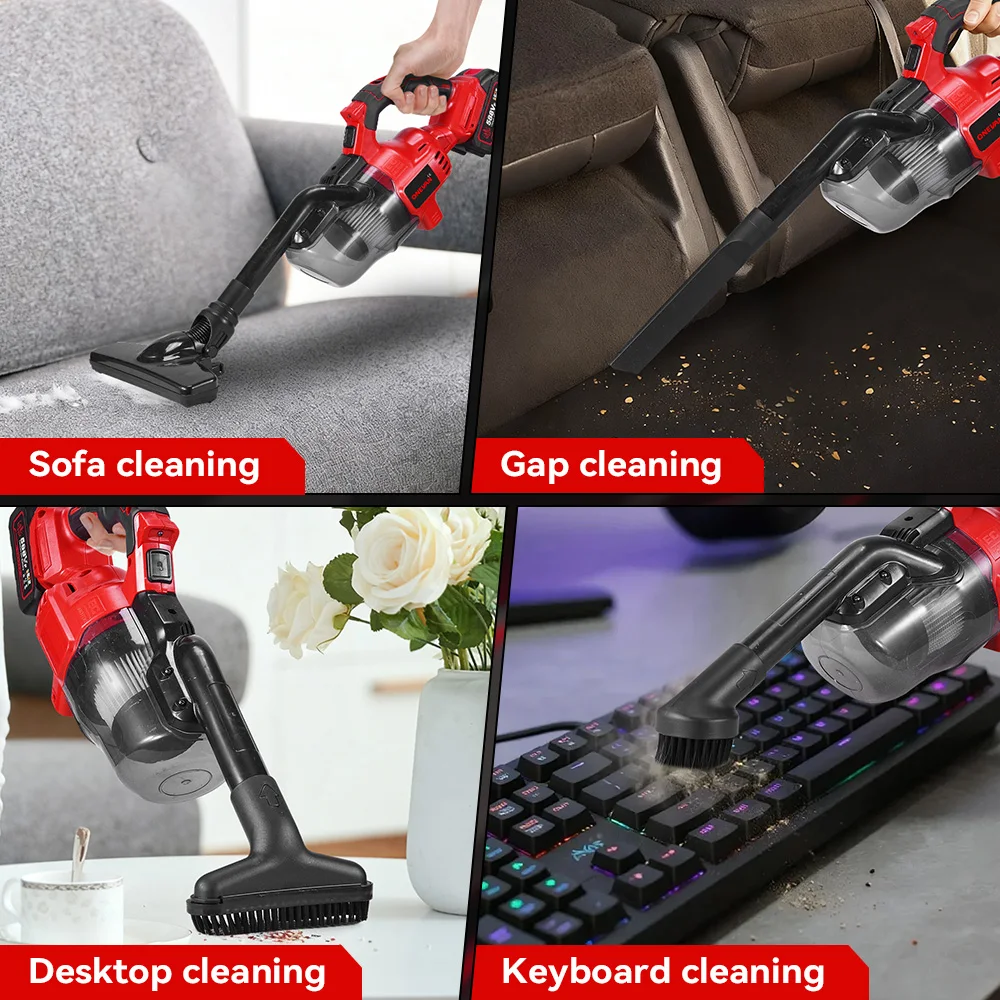 ONEVAN 16000PA Cordless Electric Vacuum Cleaner Portable Handheld Household Floor Cleaning Power Tool For Makita 18V Battery Pin