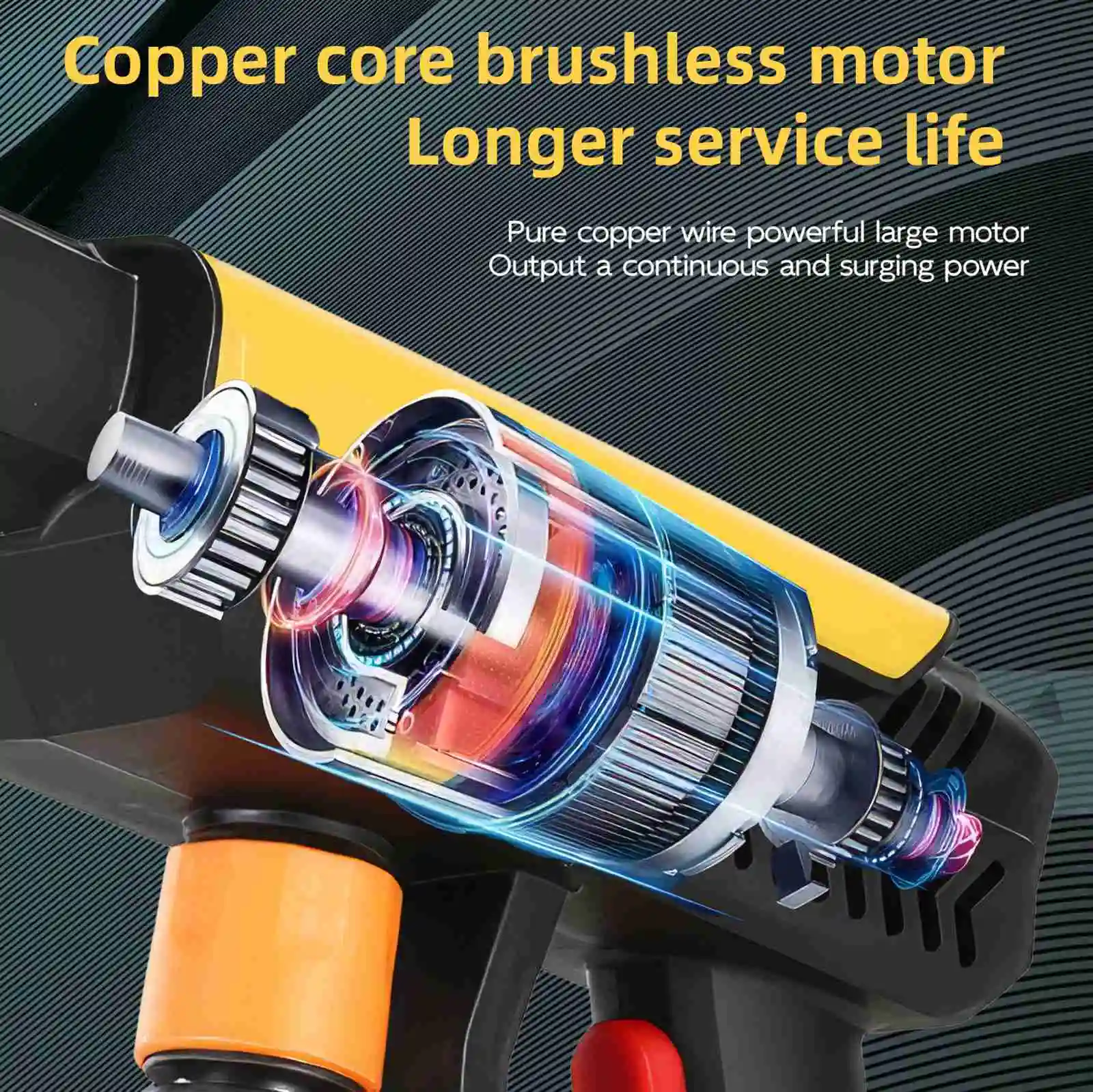 3500W 200Bar High Pressure Washer for Makita 18V, Brushed Electric Car Wash Gun with Garden Irrigation Tool