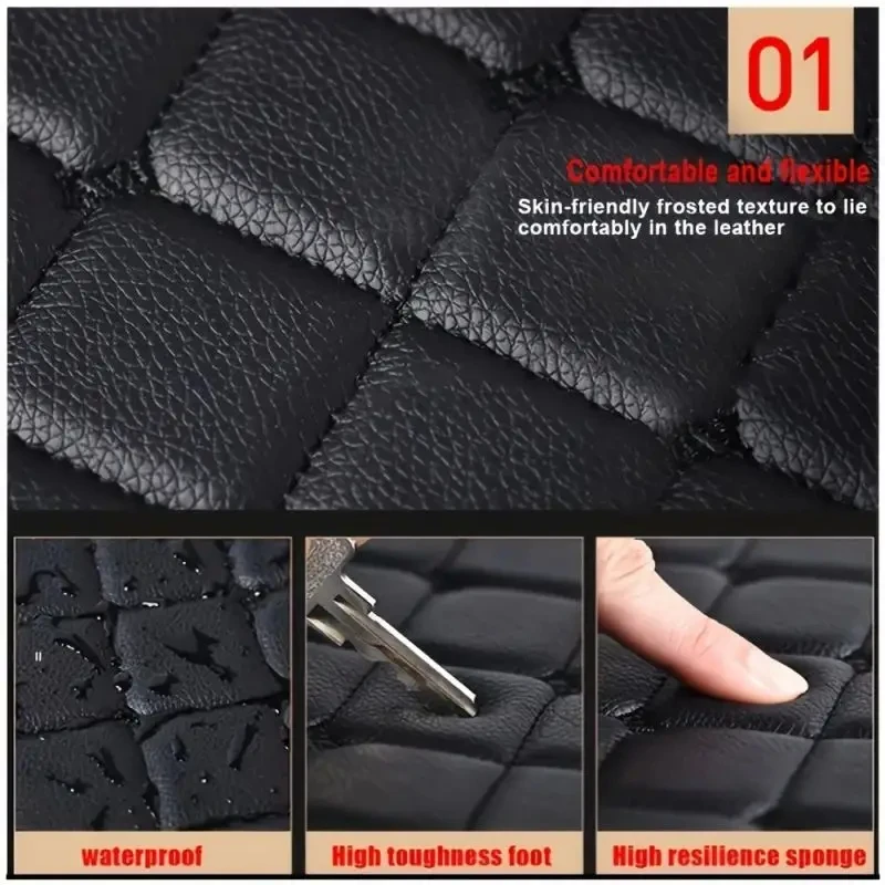 3D TPE Floor Mats for Hyundai Sonata YF 2009–2014 Full Coverage Anti-Slip Odorless All-Weather Liners Mat
