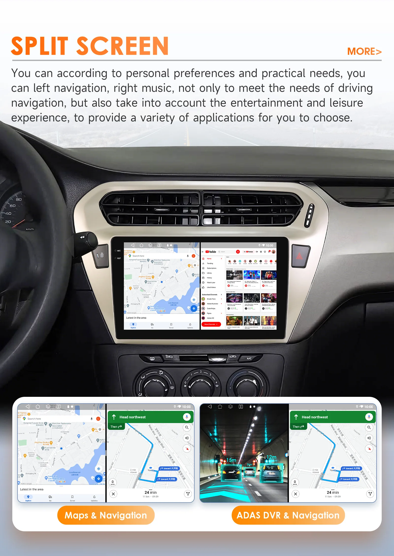 Hizpo 8g 128g 2Din Android 14 Car Radio for Peugeot 301/Citroen C-Elysee Elysee 2013-2018 Ai Car Multimedia Gps 4g Carplay 6115