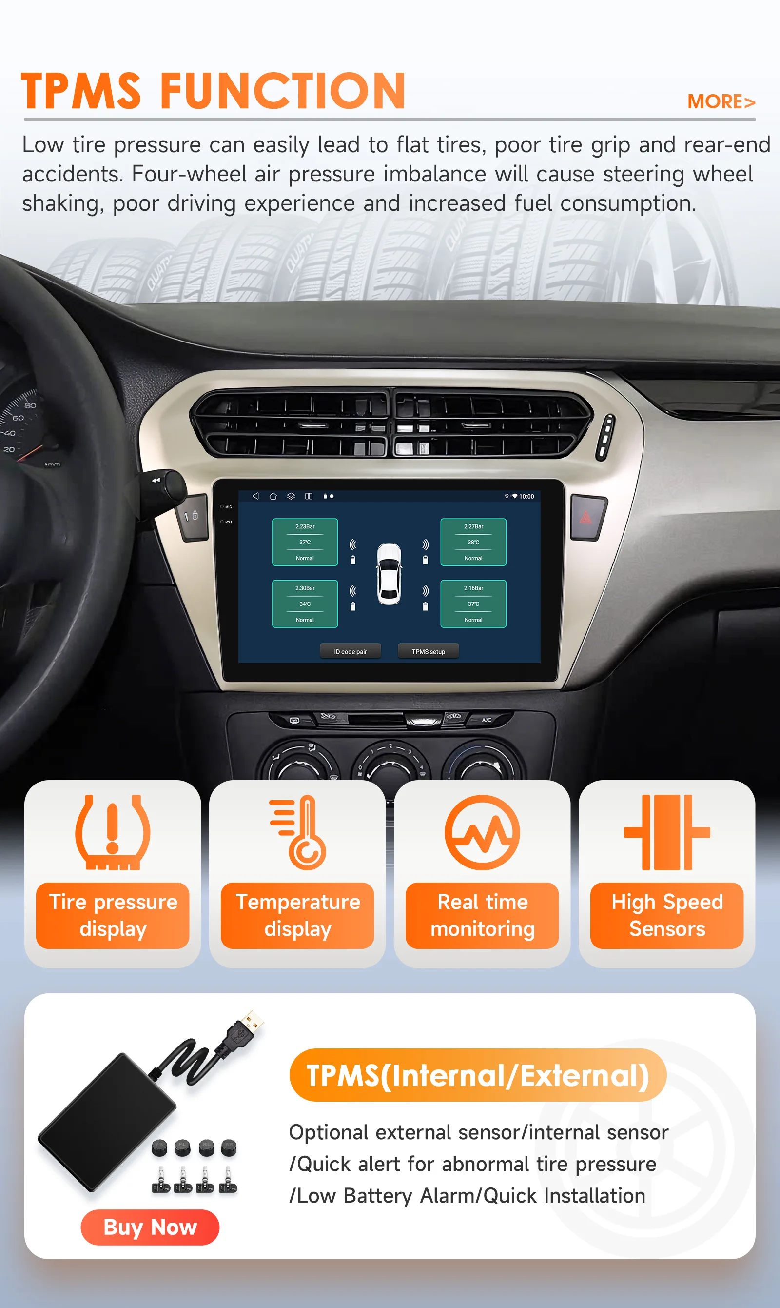 Hizpo 8g 128g 2Din Android 14 Car Radio for Peugeot 301/Citroen C-Elysee Elysee 2013-2018 Ai Car Multimedia Gps 4g Carplay 6115