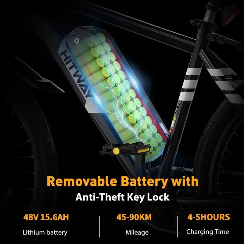KOOLUX X15 Electric Bike Powerful Motor 48V15.6AH Lithium Battery off-road Electric Bicycle 26 Inch Tire Mountain Ebike