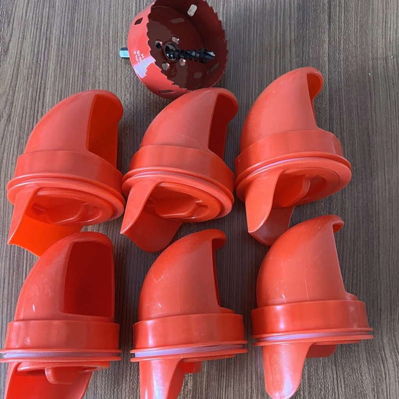 Automatic Gravity Chicken Feeder DIY Rainproof Poultry Feeder Port Reduce Spillage Food Farm Chicken Duck Food Controller Tools