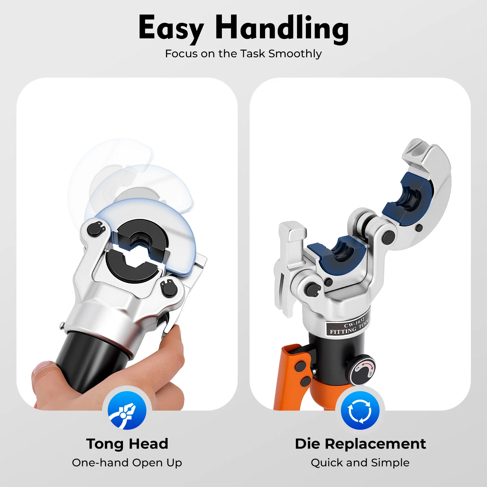 Hydraulic Pliers Crimping Set| Hydraulic Plier With V12/15/18/22/28MM Dies