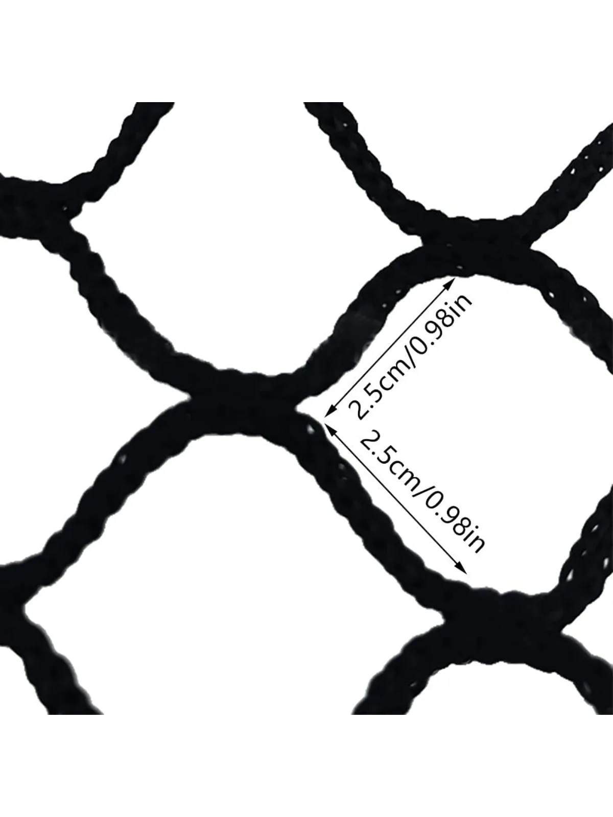 Golf Practice Net 33M Black Polyethylene Weaving Net -0.980.98in Mesh Hole Tear-Wear Resistant,Foldable for Golf Baseball Hockey