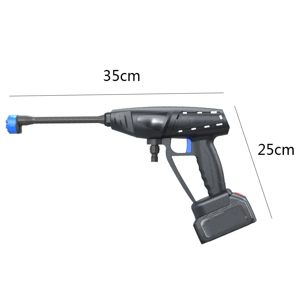 300W 26Bar Cordless High Pressure Washer, Portable Electric Spray Gun for Car/Home/Garden, Rechargeable Battery-Powered Water Cl