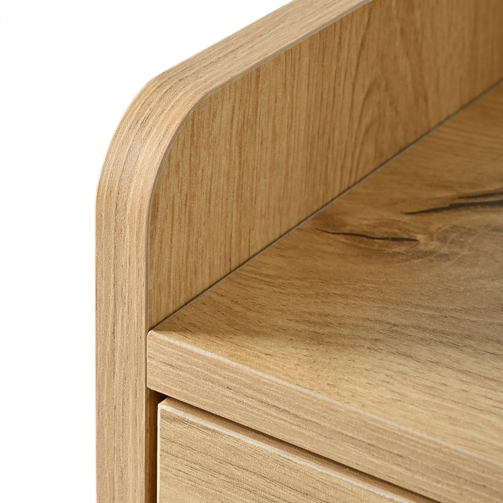 110 X 26 X 100cm Elegant Wooden Shoe Cabinet with 4 Folding Doors, 2 Drawers, 3 Open Compartments, for Modern Hallways Entrance