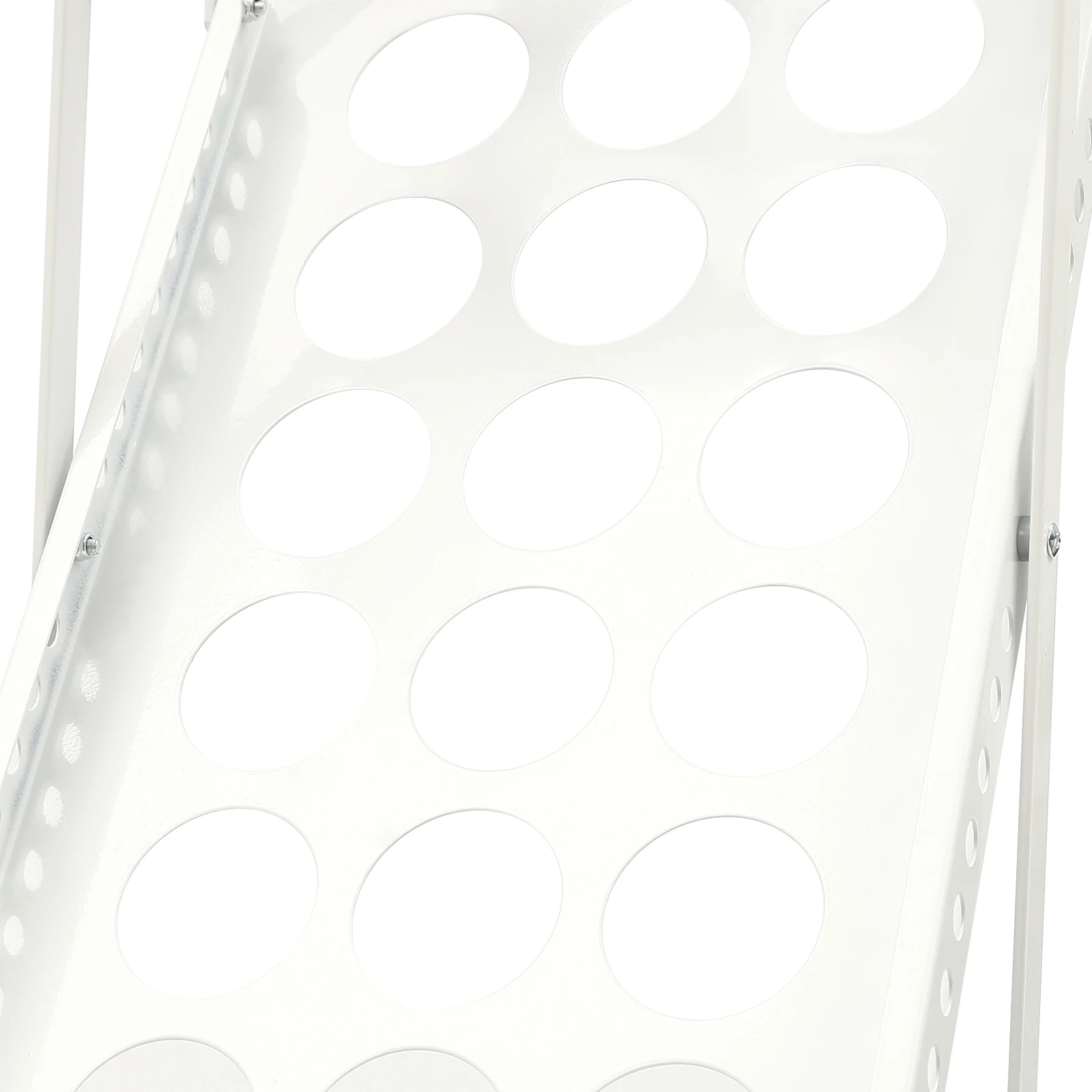 4 Tiers Foldable Magazine Rack Iron Literature Display Stand 5kg Load Iron Folding Information Rack Newspaper for Schools/Office