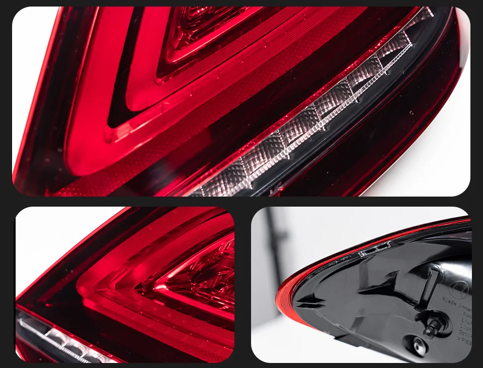 AKD Car Styling Lights for Mercedes-Benz W205 Tail Lihgt 2014-2021 C-CLASS C180 C200 C260 C300 LED Tail Lamp DRL Dynamic Signal Auto Accessories