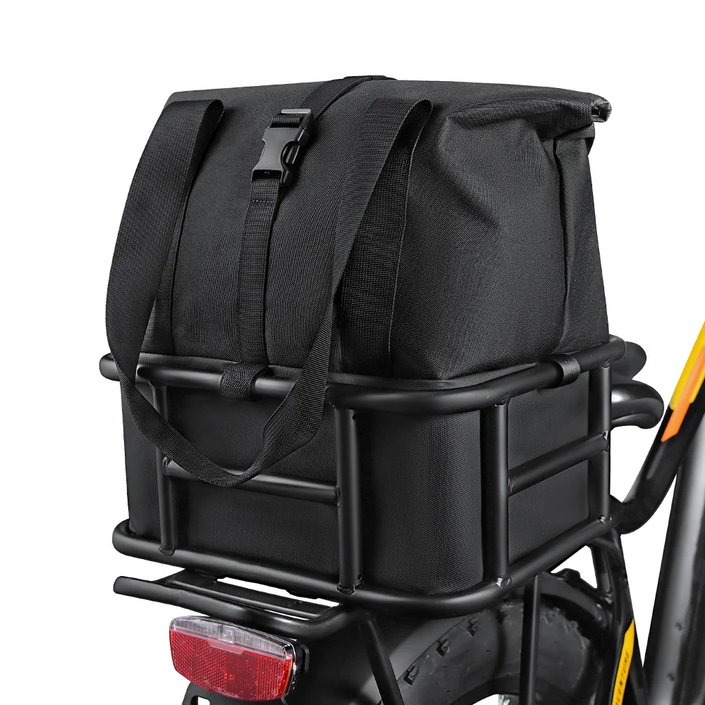 Rear Bike Basket Bicycle Cargo Rack Bag Large Capacity Fron E-Bike Basket Bike Baskets Rear Rack for Outdoor Travel Shopping