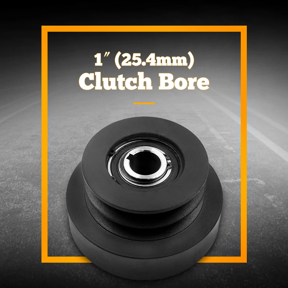 Heavy Duty Centrifugal Clutch for 1 inch Bore Dual Pulley 8HP-16HP Engine