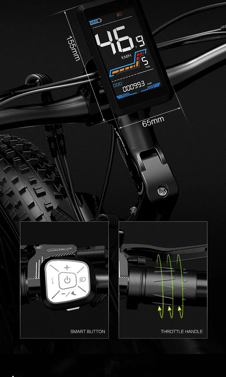 LANKELEISI MG740 Plus Adult 1000W*2 Motor Electric Bicycle 48V 20Ah Battery 26" Fat Tire Electric Bike 120KM Max Range