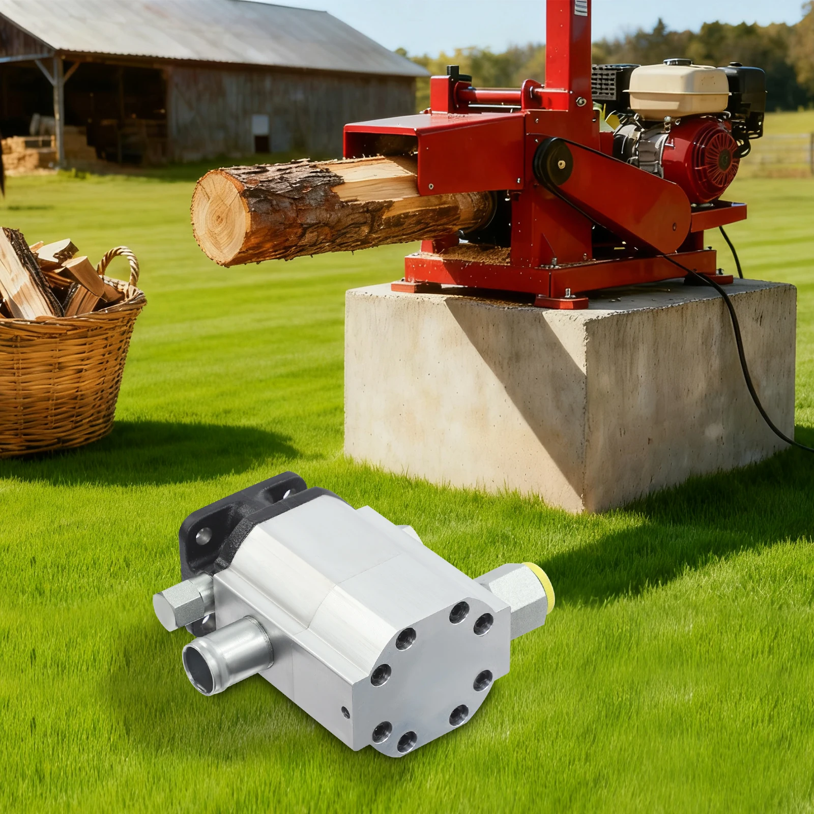 Professional Log Splitter Hydraulic Pump 13GPM 3000PSI for Wood Splitter Press Cutter Machine