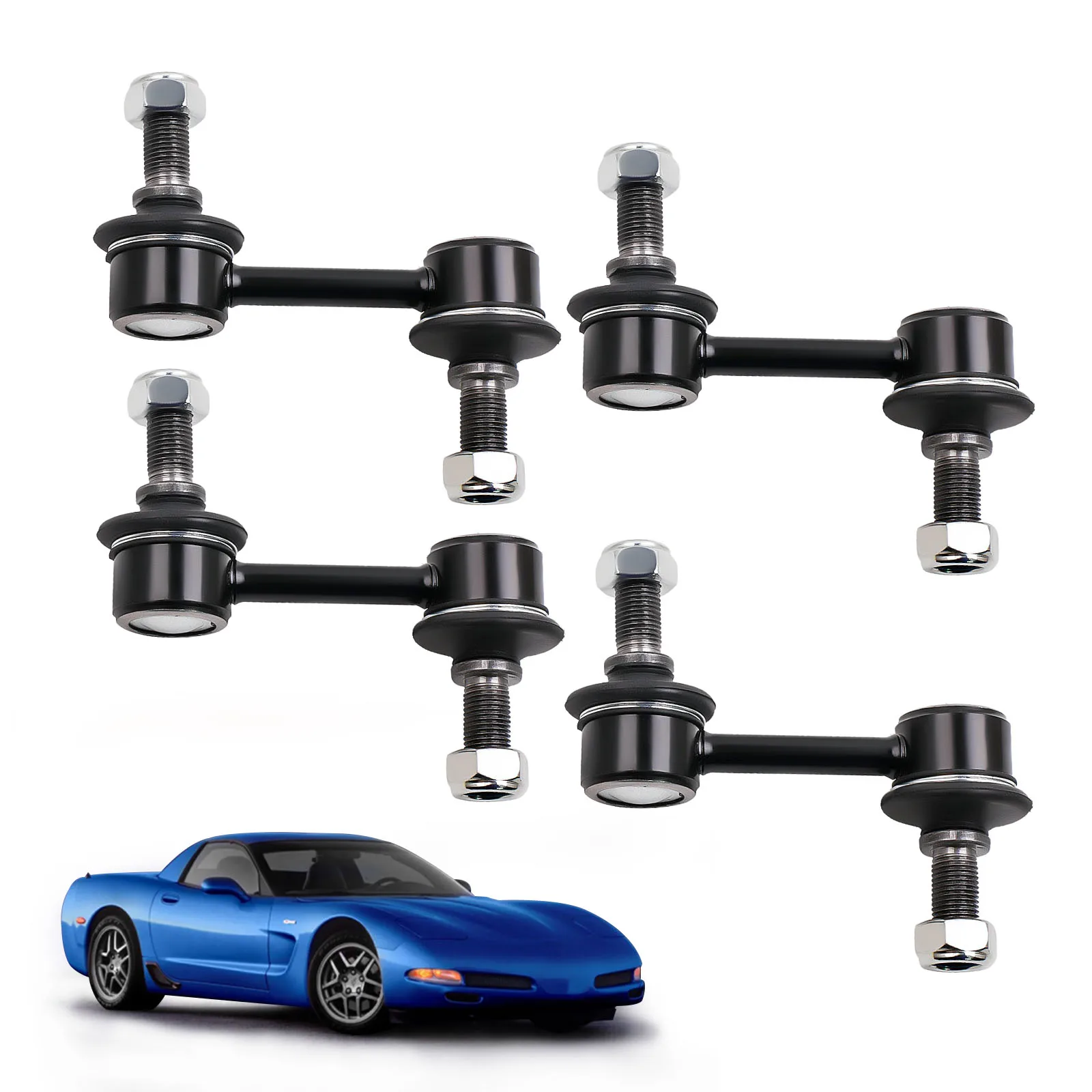 Set of 4 Sway Bars Fit For Chevrolet Corvette C5 C6 1997-2013 for 10424745 for 10351954
