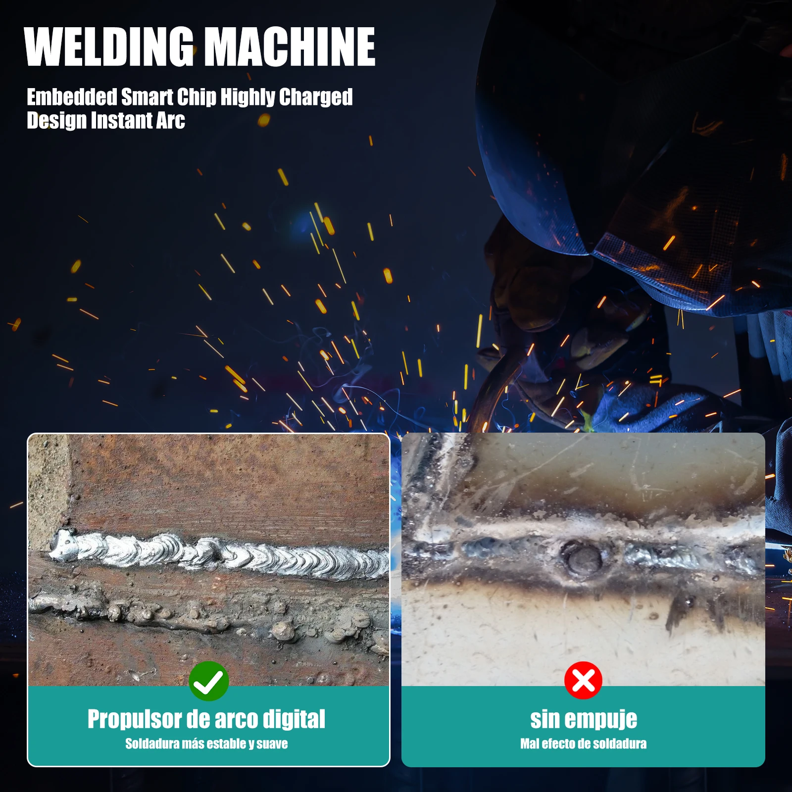 220V 250A Portable Welding Machine Arc Welding Machine Fully Automatic Industrial-Grade Household Small Electric Welding Machine