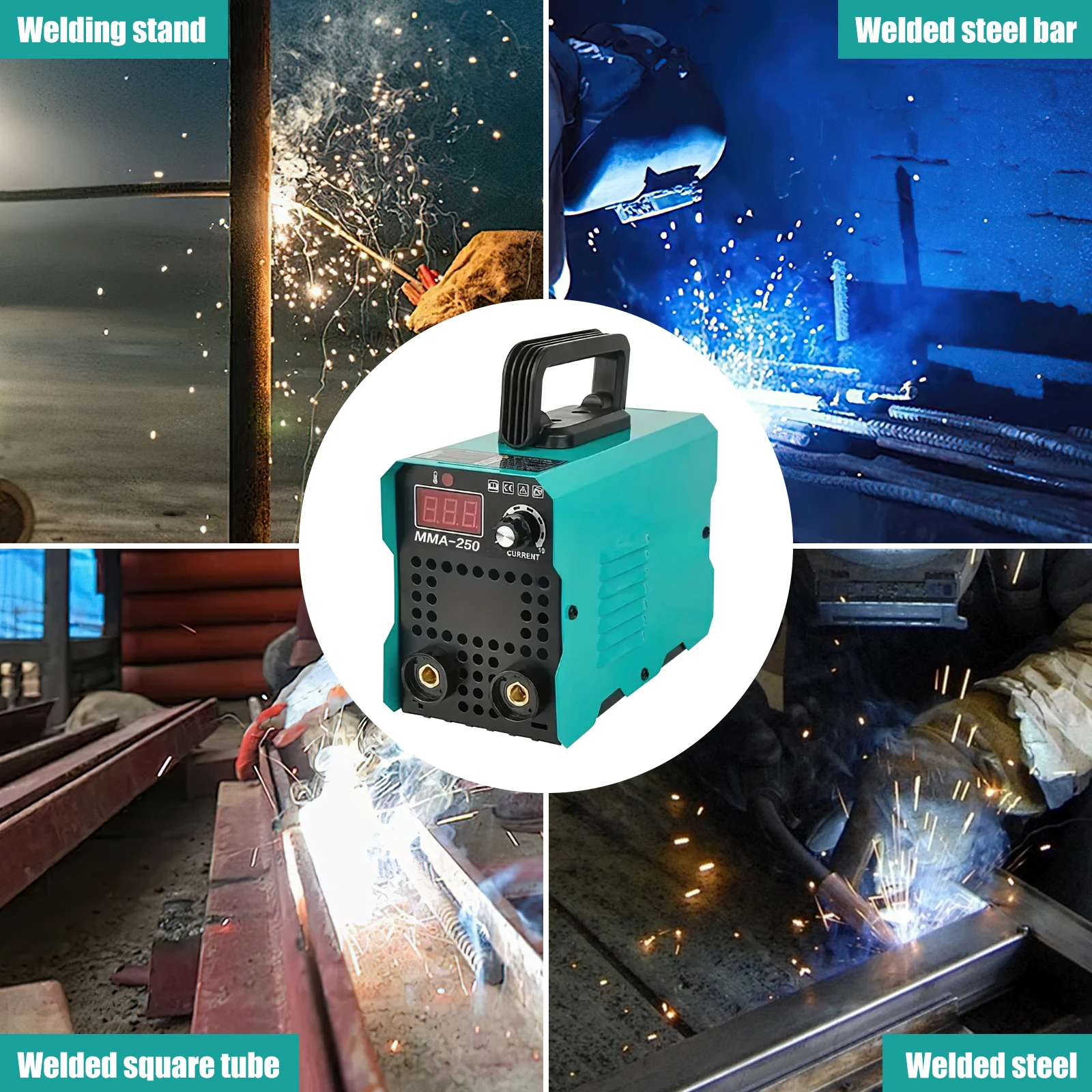 220V 250A Portable Welding Machine Arc Welding Machine Fully Automatic Industrial-Grade Household Small Electric Welding Machine
