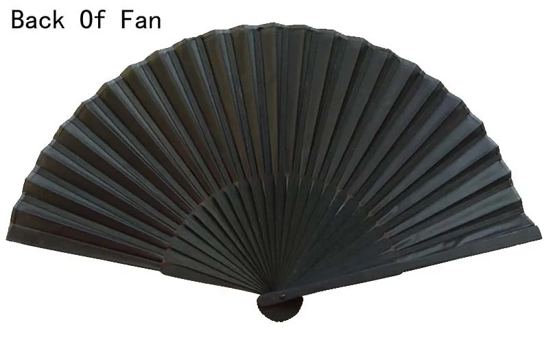 Chinese Style Black Vintage Hand Fan Folding Fans Dance Wedding Party Favor  Chinese Dance Party Folding Fans