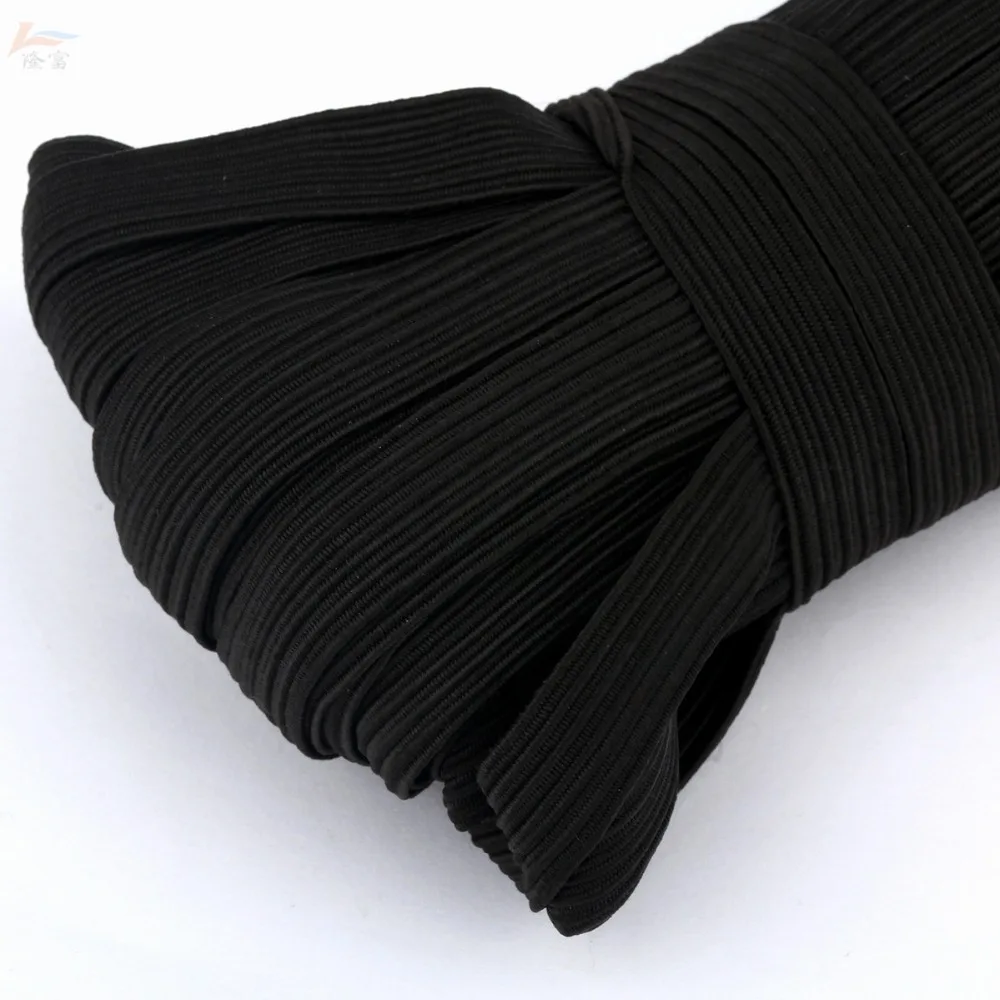 3/4/5/6/8/10MM White/black Flat Elastic Bands Elastic rubber band wedding Garment elastic tape for DIY sewing Stretch Rope acces