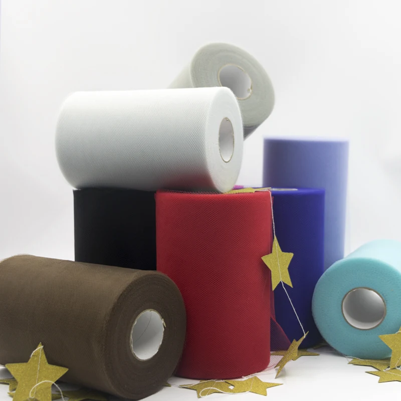 Tulle Roll 100 Yards Organza Wedding Decoration TUTU Baby Shower Tulle Roll 15cm Decoration Party And Events Engagement 2029