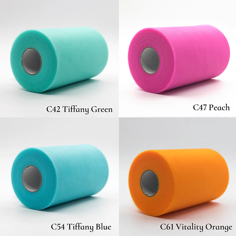 Tulle Roll 100 Yards Organza Wedding Decoration TUTU Baby Shower Tulle Roll 15cm Decoration Party And Events Engagement 2029