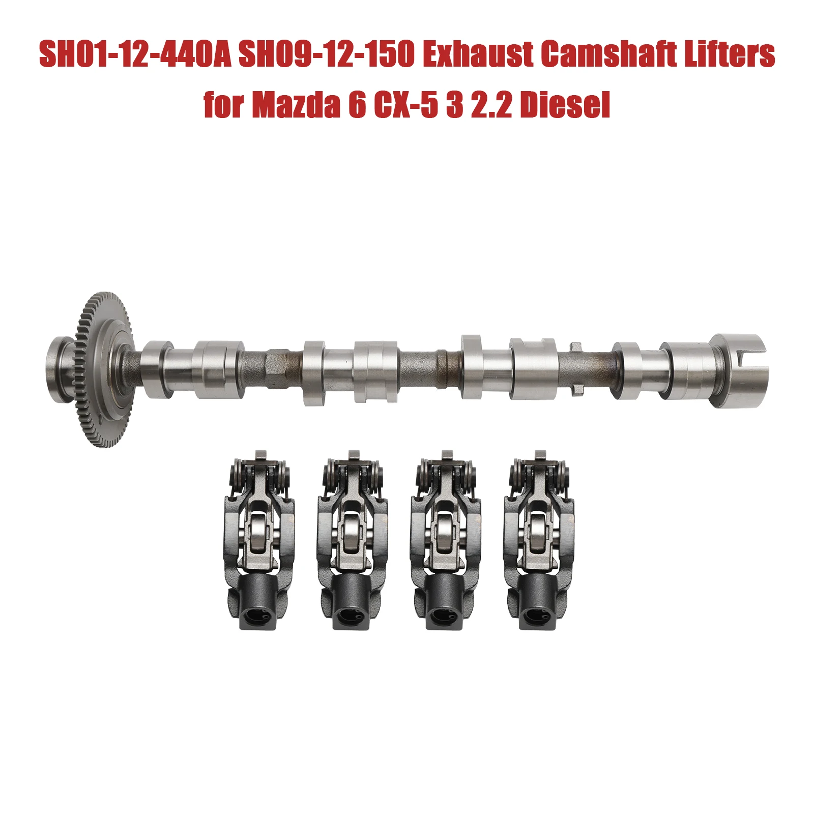 Artudatech SH01-12-440A SH09-12-150 Exhaust Camshaft Lifters for Mazda 6 CX-5 3 2.2 Diesel