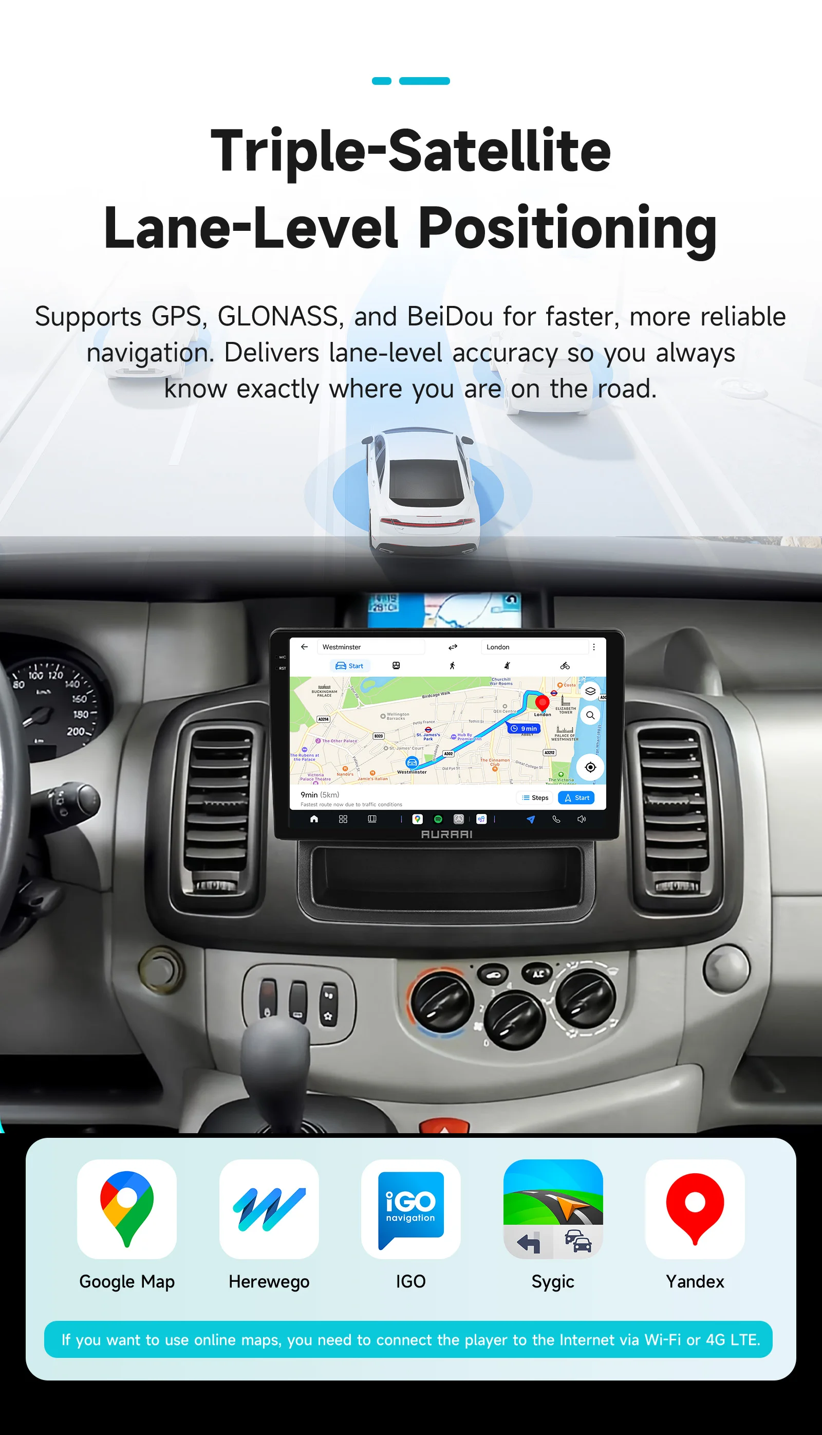 AURAAI X100 AI Carplay Android Car radio For Renault Trafic Opel Vivaro 2010-2014 multimedia 2k 8Core 2.7GHz GPS Screen ADAS 360