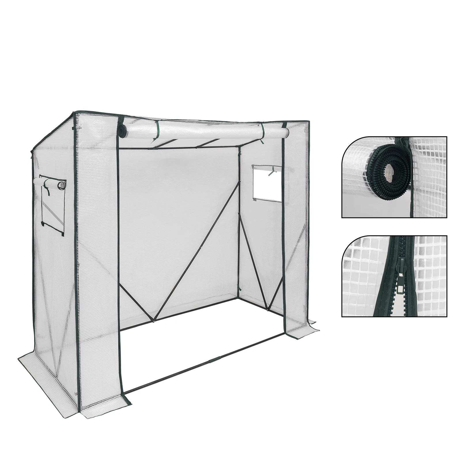 WOLTU Polythene Greenhouse PE Semi-Transparent Flower Vegetables Garden Outdoor Waterproof Tarpaulin Multi-Purpose Plant House