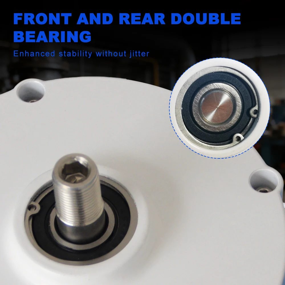 Poland Delivery 1000W Gearless Permanent Magnet Generator Turbine Low-Speed 12V 24V For Water And Wind Power Household