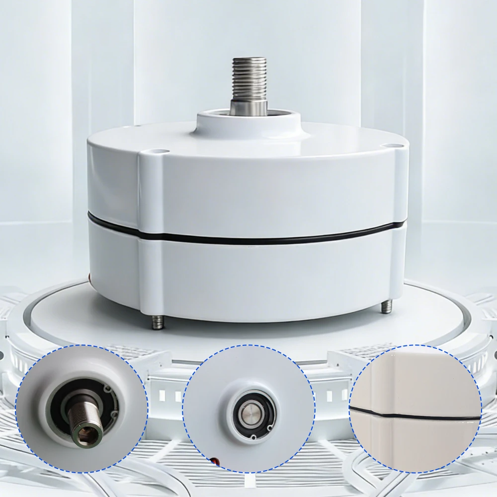 Poland Delivery 1000W Gearless Permanent Magnet Generator Turbine Low-Speed 12V 24V For Water And Wind Power Household