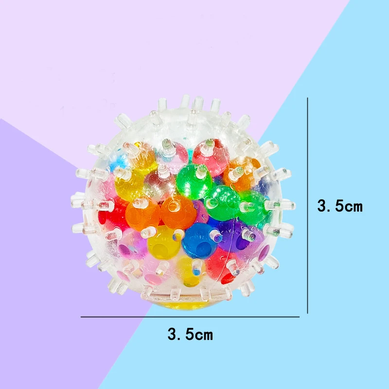 5/10/20Pcs 3.5cm Squeeze Ball Grape Ball Stress Relief Squeeze Sensory Toys Boys And Girls Birthday Party Favors Pinata Filler
