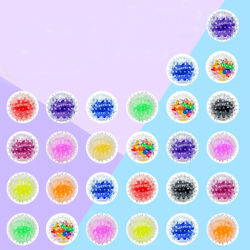5/10/20Pcs 3.5cm Squeeze Ball Grape Ball Stress Relief Squeeze Sensory Toys Boys And Girls Birthday Party Favors Pinata Filler