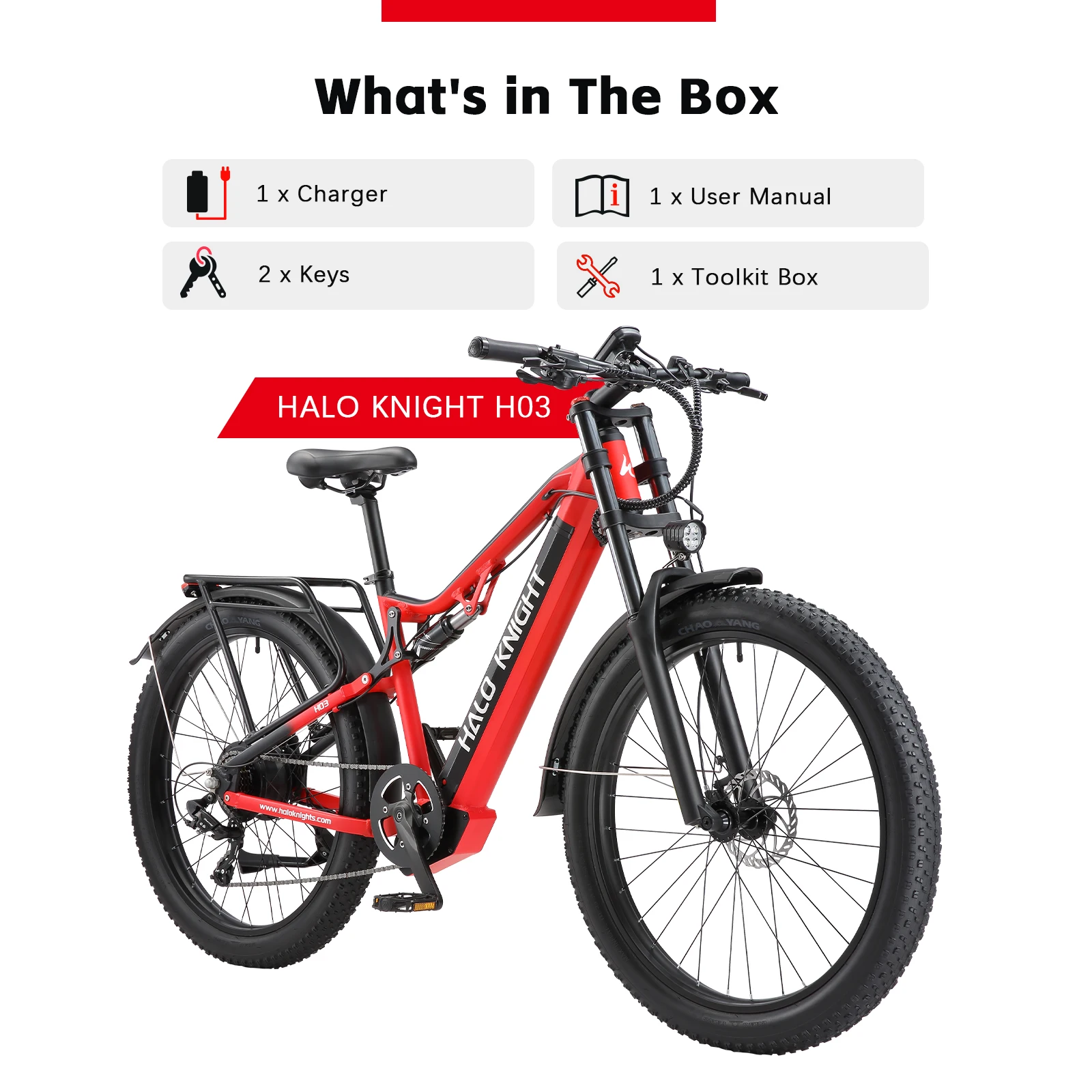 HALO KNIGHT H03 48V 1000W 19.2Ah Electric Bikes Fat Tire Adult Ebike 45km/h Electric Bicycles Hydraulic Brake Electric Motorbike
