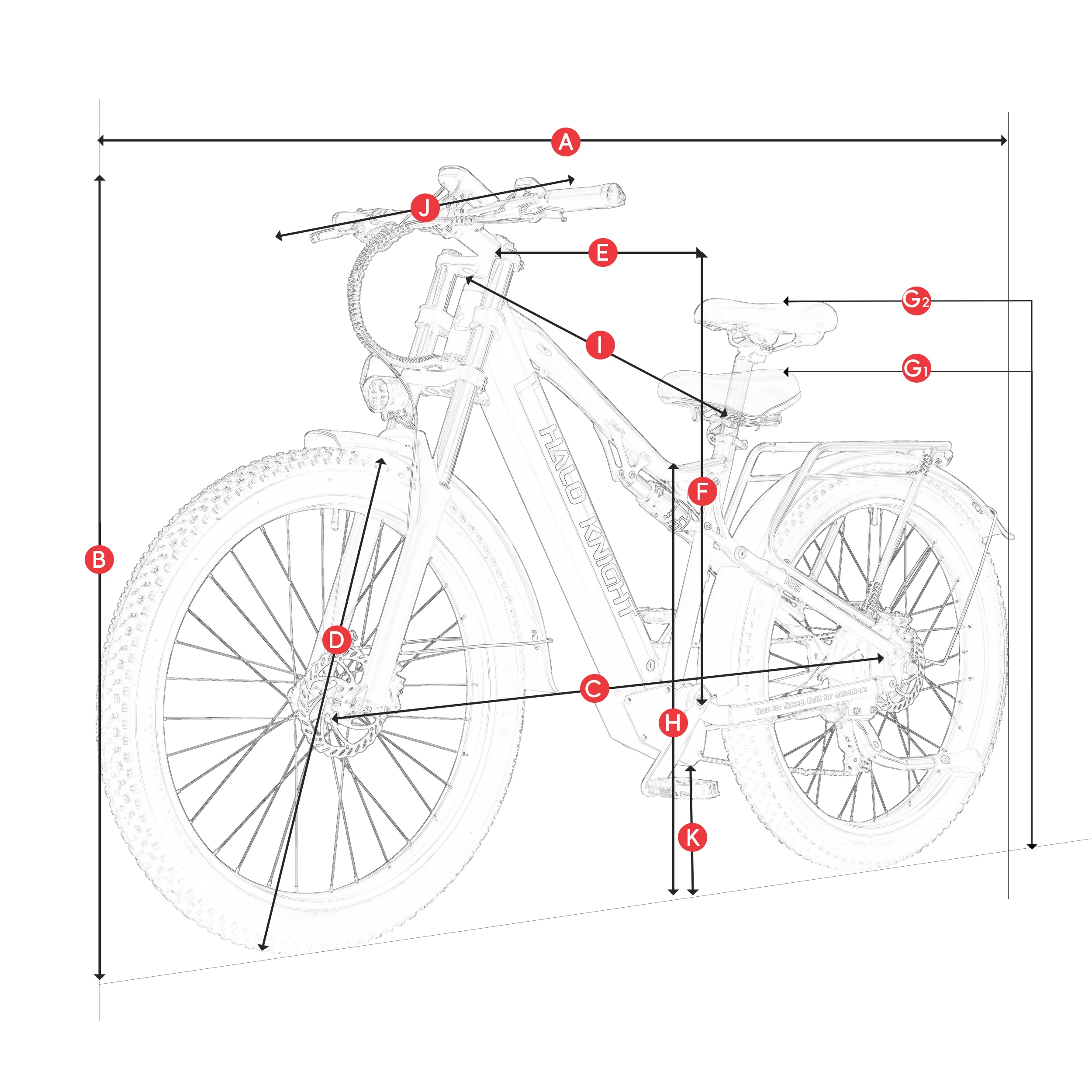 HALO KNIGHT H03 48V 1000W 19.2Ah Electric Bikes Fat Tire Adult Ebike 45km/h Electric Bicycles Hydraulic Brake Electric Motorbike