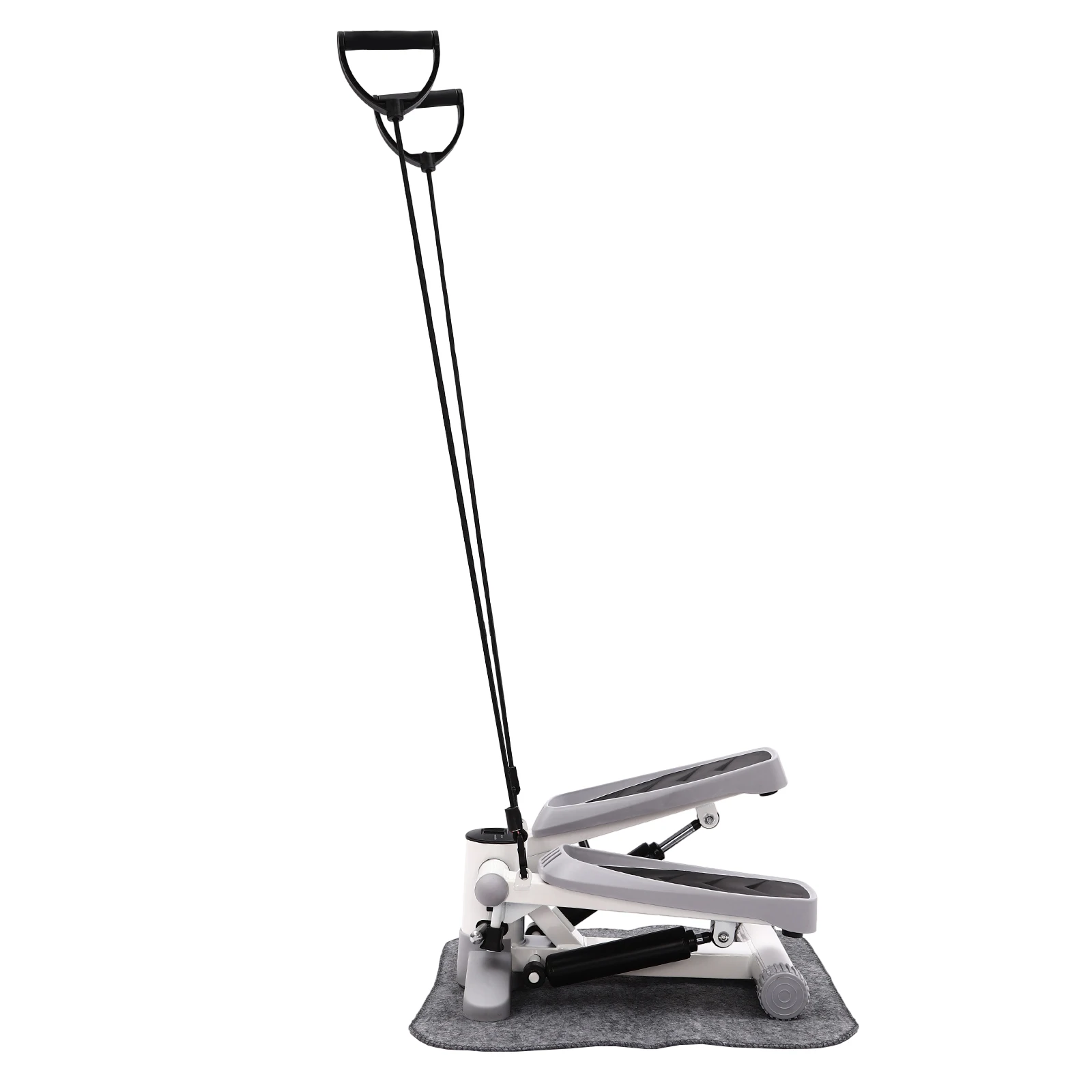 Grey Fitness Stepper Portable Fitness Stepper Fitness Mini Stepper For Home Office Workout Gym For Weight Loss Shaping Etc