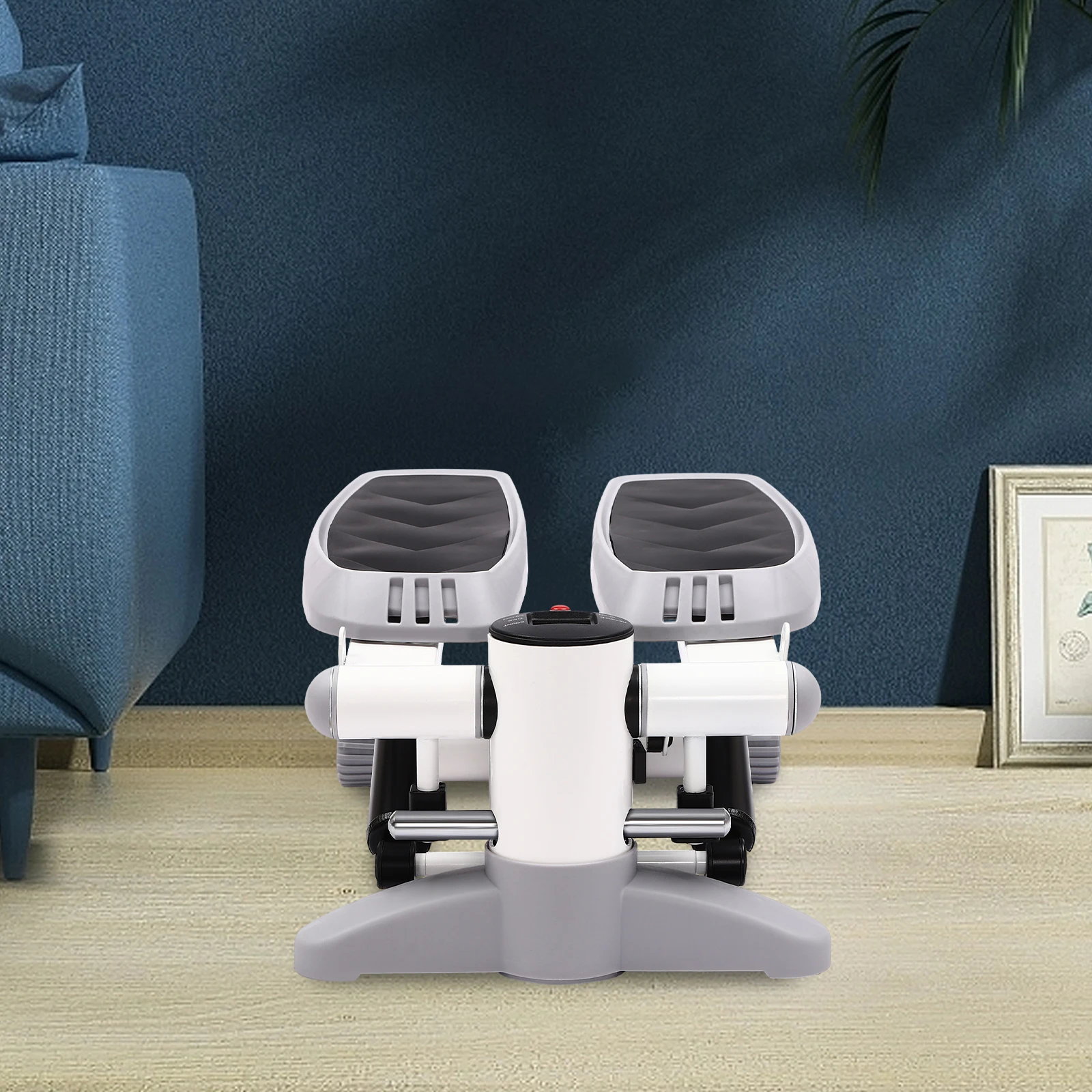 Grey Fitness Stepper Portable Fitness Stepper Fitness Mini Stepper For Home Office Workout Gym For Weight Loss Shaping Etc