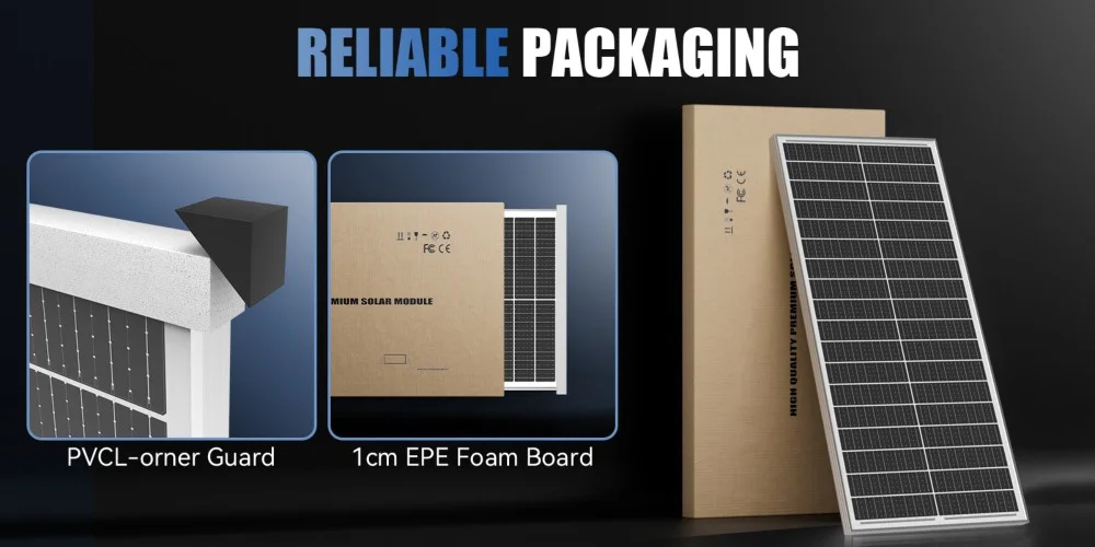 Rvpozwer 12.8V 400W/200W/100W 18BB Rigid Solar Panel Monocrystalline Silicon N-Type Solar Cells Waterproof Camping/Home/RV