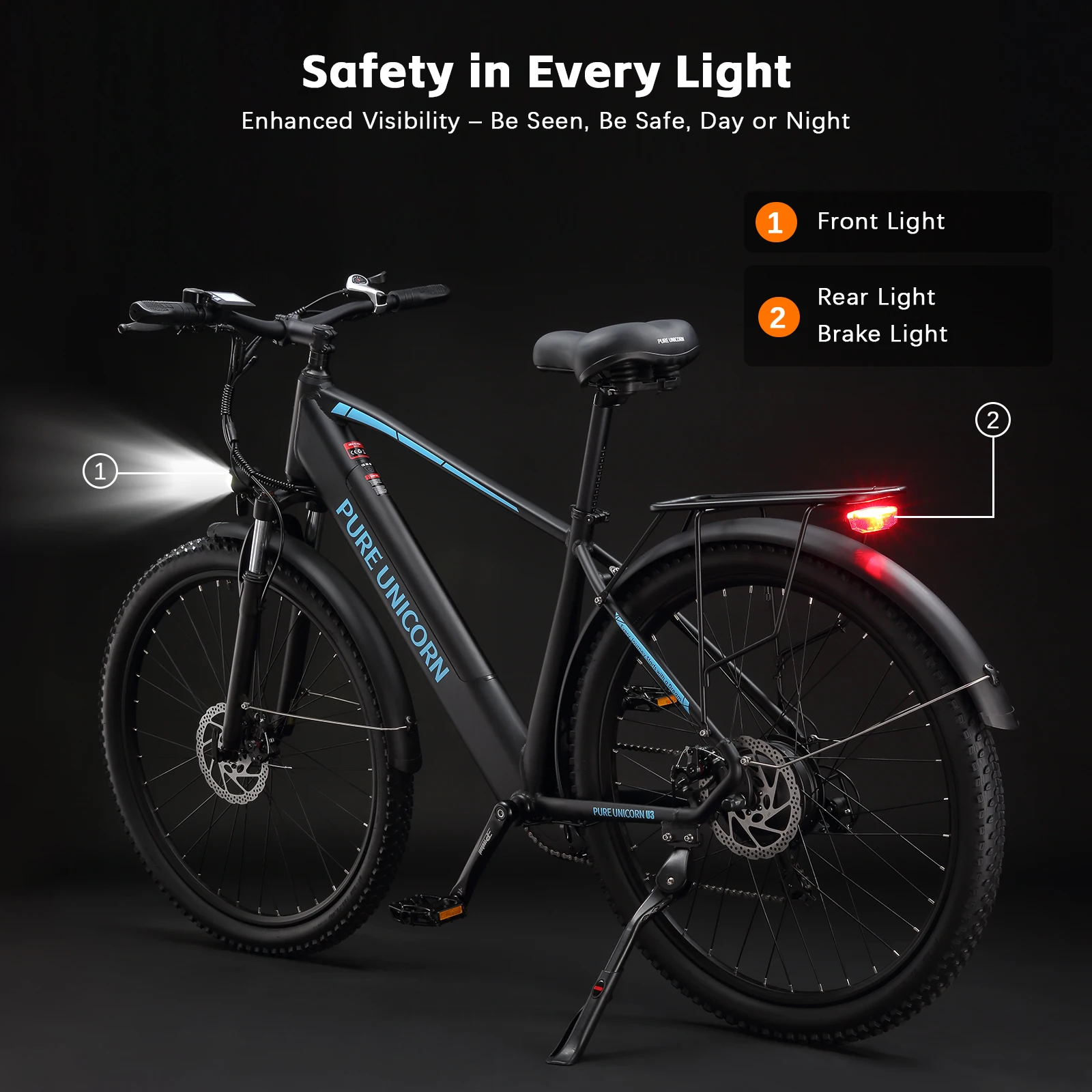 PURE UNICORN U3 29 Inch Electric Bike For Men 48V 750W Adult Ebikes Cheap Electric Bicycle Free Shipping Electric Mountain Bike