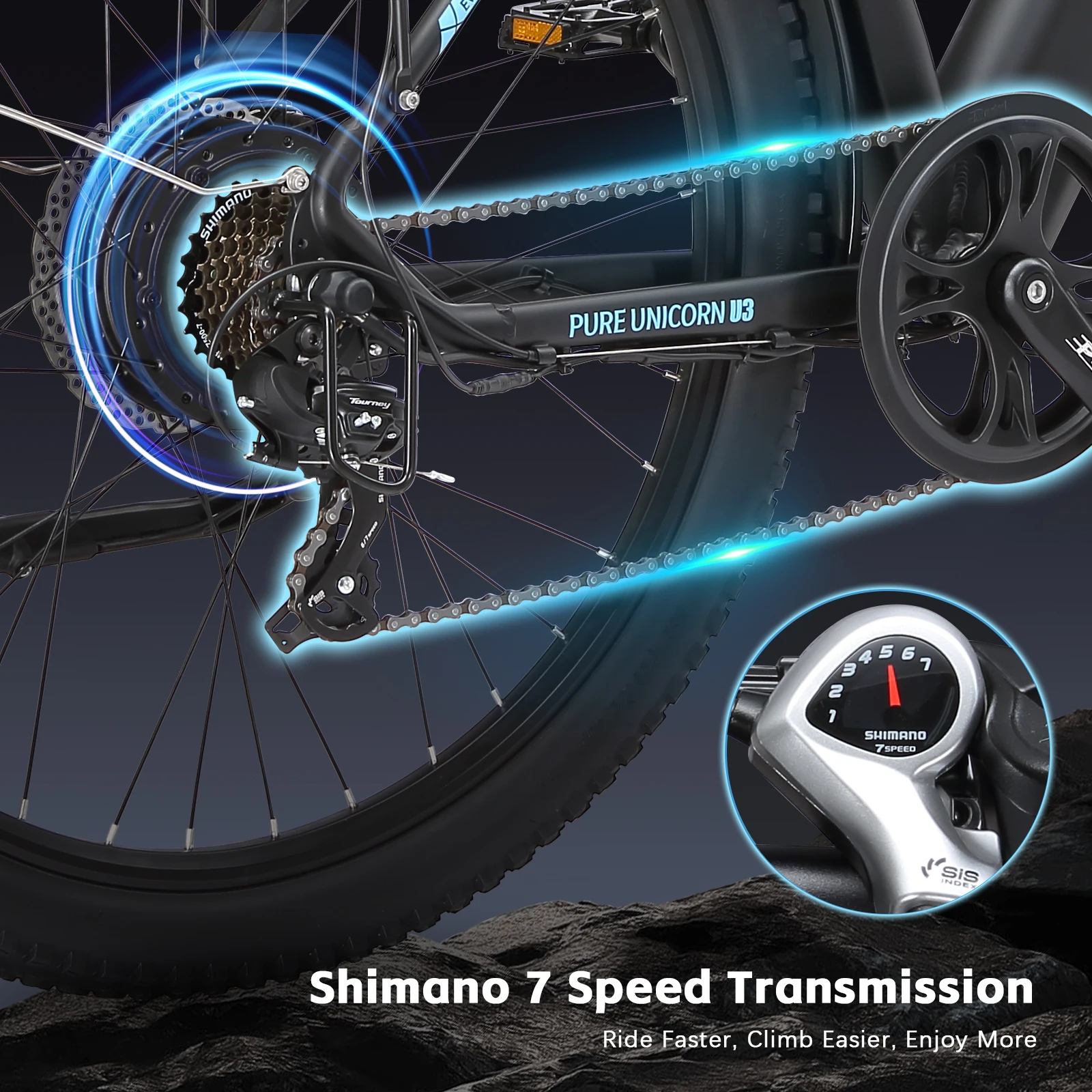 PURE UNICORN U3 29 Inch Electric Bike For Men 48V 750W Adult Ebikes Cheap Electric Bicycle Free Shipping Electric Mountain Bike