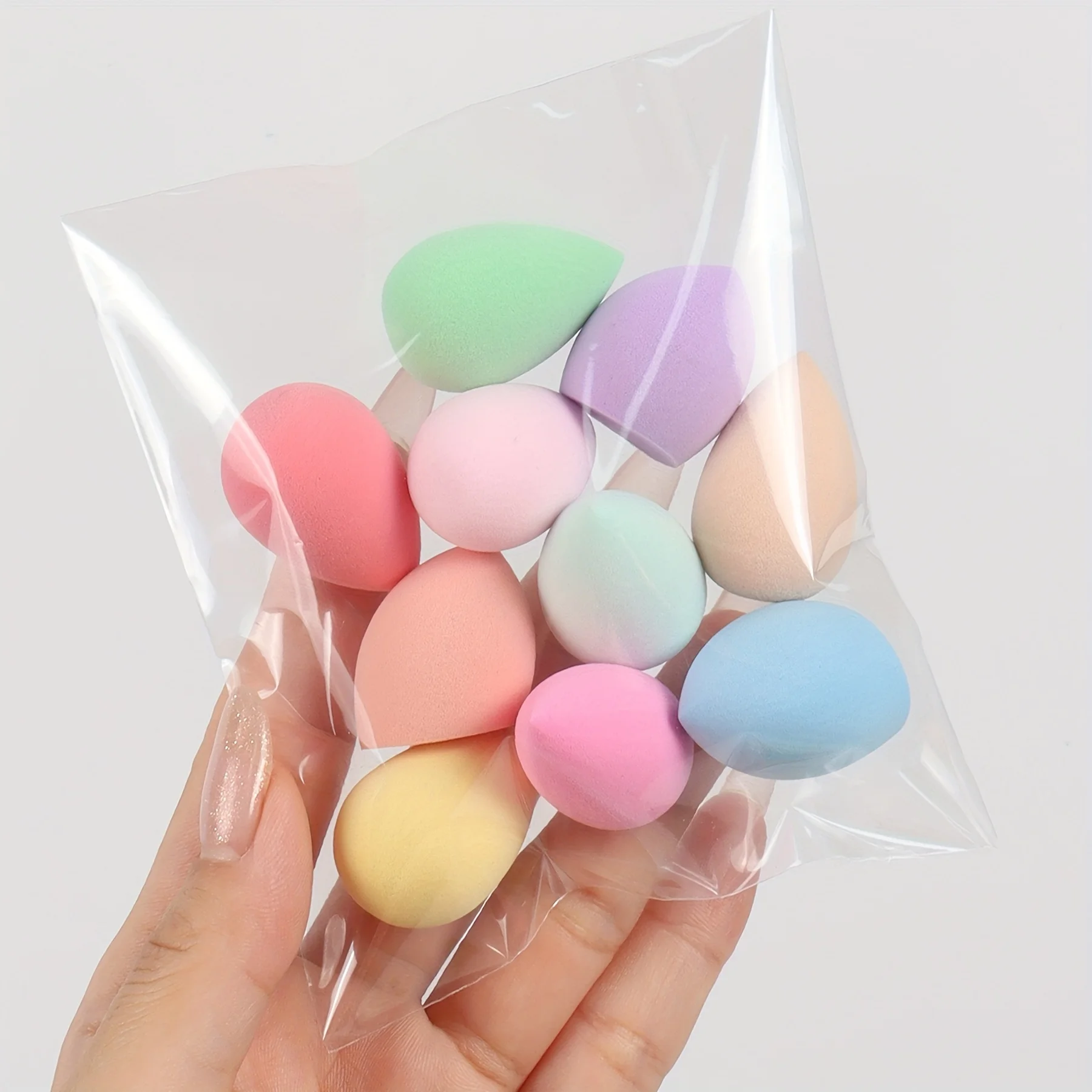 10/20/50/100 Pieces of Mini Beauty Sponges, Various Shapes and Colors of Makeup Sponges, Mixed Beauty Sponge Set, Makeup Tools