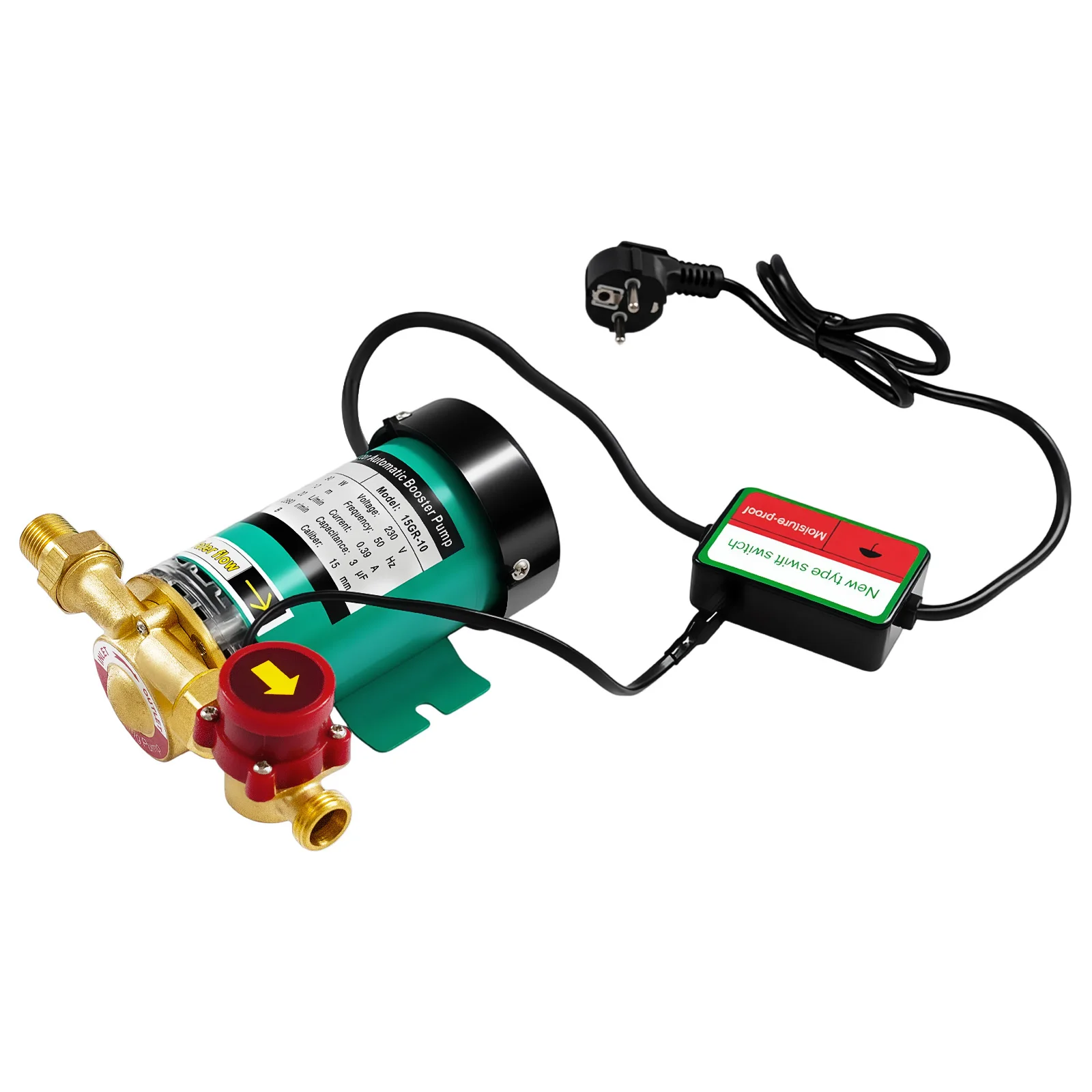 220V 90W Hot Water Recirculating Pump, Ultra-Quiet Booster Pump, Circulation Water Pump for Household Hot Water Circulation