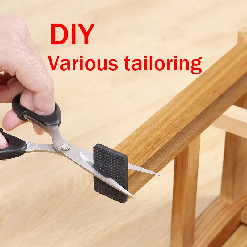 Rubber Pads For Chair Leg Furniture Anti Slip Mat Bumper Damper Self Adhesive Table Feet Protector Floor Protector Pads Hardware