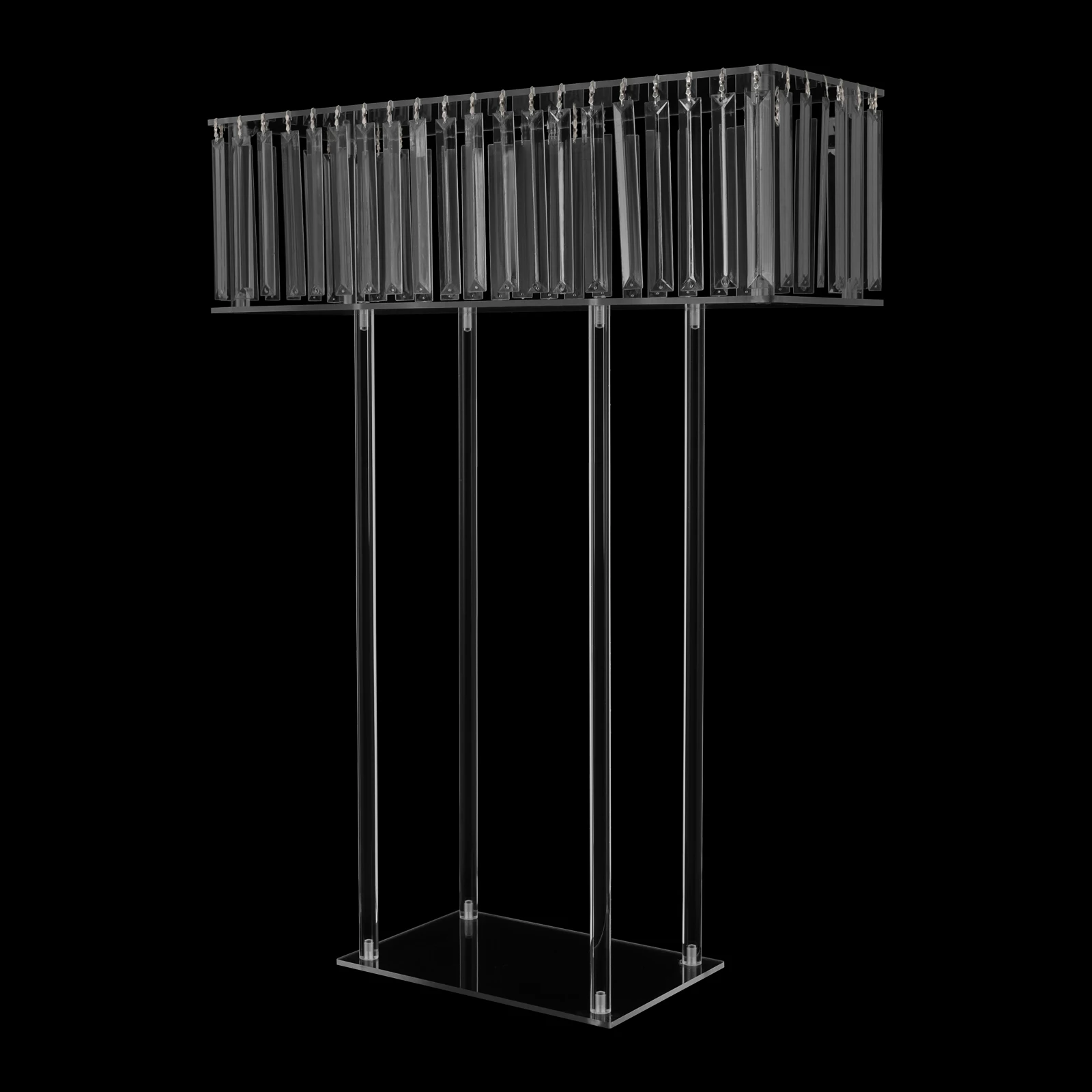 Acrylic Flower Stand Wedding Flowers Display Rack Modern for Wedding Decorations, Parties, Birthdays, Home Decor, Etc