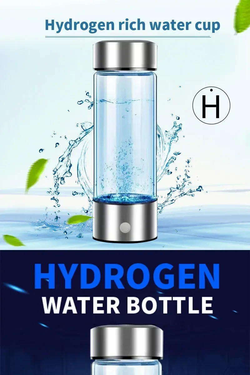 Hydrogen-Rich Water Cup Electric Hydrogen Rich Water ml Generator kick Titanium Quality Filter Portable Antioxidant Lonizer