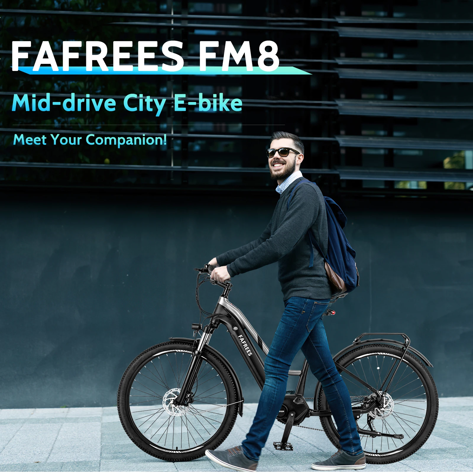 FAFREES FM8 Electric Bicycle 250W Motor 36V14.5AH Lithium Battery Adult City Riding Electric Bike 27.5-Inch Tire Mountain E-bike